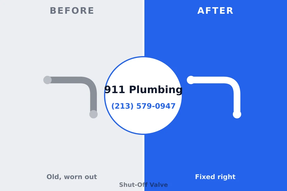 Before and after: plumbing repair Rosaryville, MD